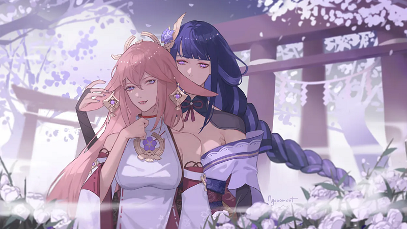 原神八重神子的惩罚清爽版截图1