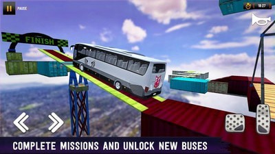 特技巴士跳跃挑战赛福利版截图1
