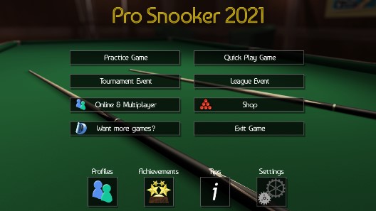Pro Snooker 2021职业斯诺克清爽版截图1