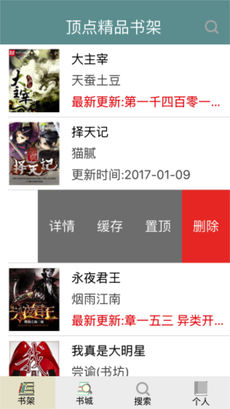 顶点小说阅读器ios完整版截图1