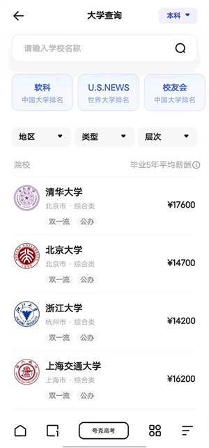 夸克志愿填报免费版截图1