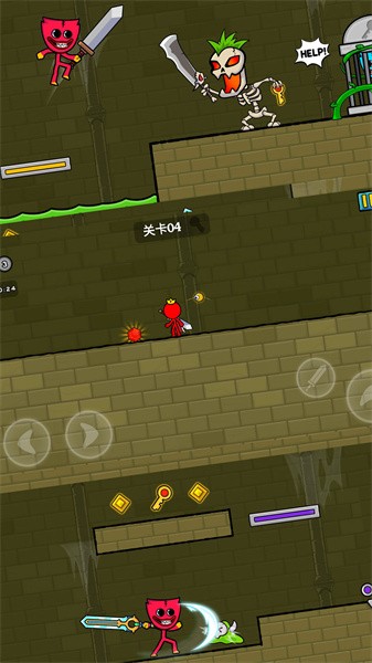 火柴人无敌战舰清爽版截图1