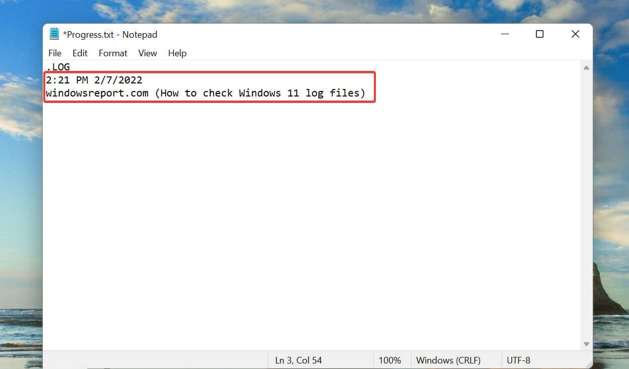 Win11记事本如何自动记录修改时间?