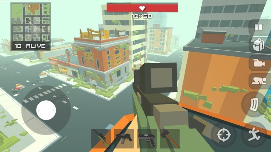 像素激战3D射击ios破解版截图1