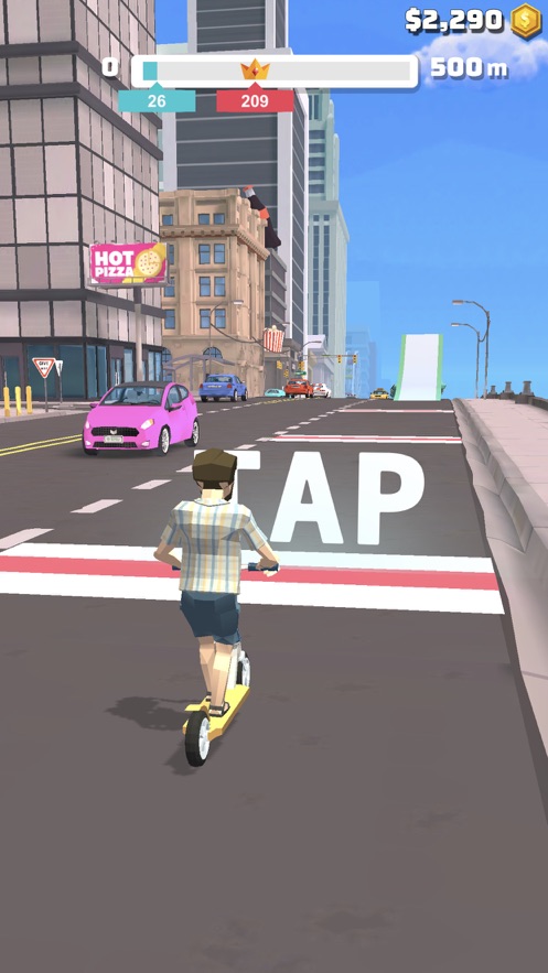 滑板车跳跃3D ios官服版截图1