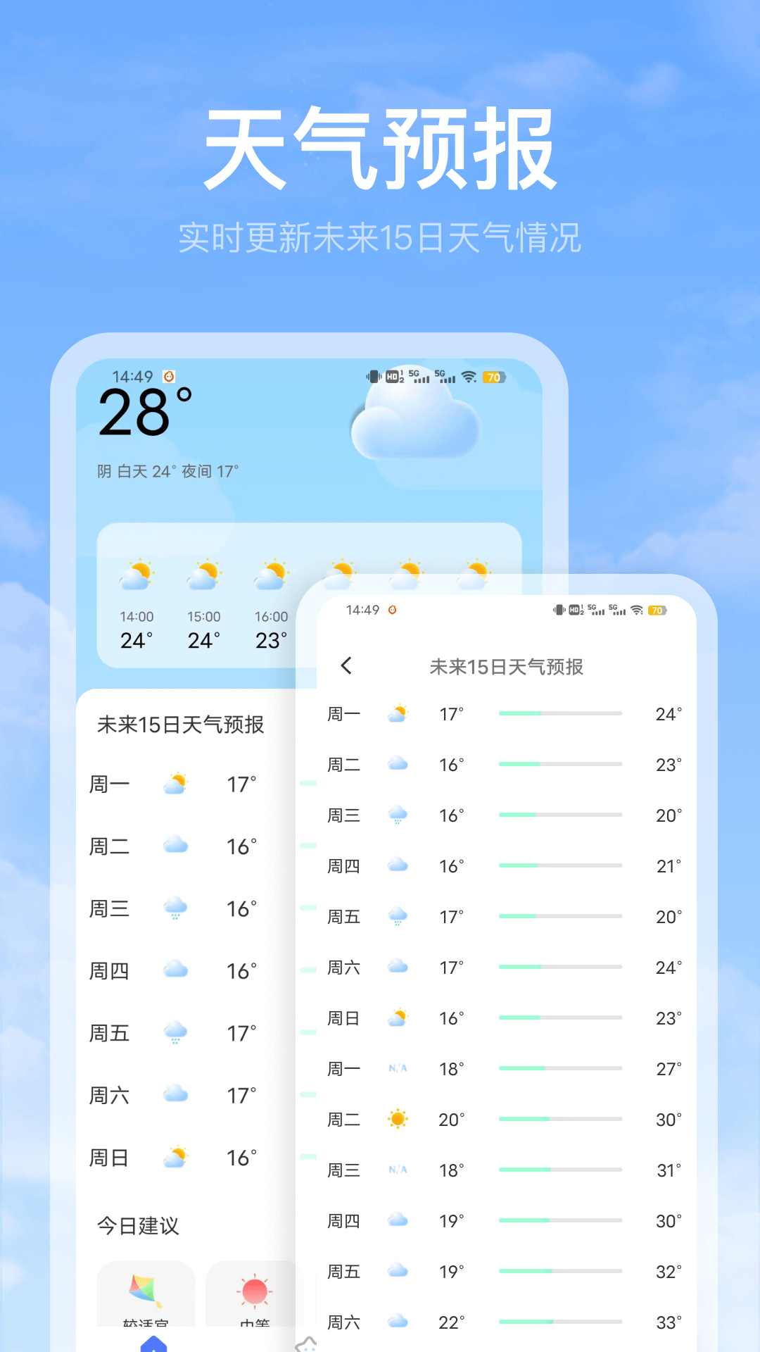 黄历天气雷达会员版截图1